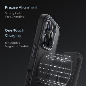 Benks Magnetic Mist dėklas Metal Frame skirtas Apple iPhone 16 Pro titanium - Image 9