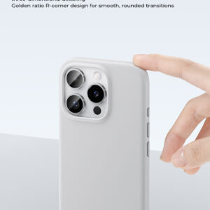 Benks Magnetic Vita Pro silikoninis dėklas skirtas Apple iPhone 16 Pro Max žalios spalvos - Image 9