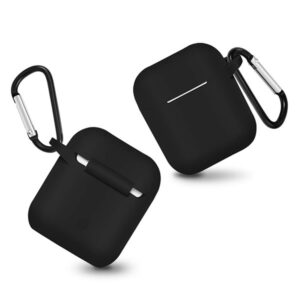 Silicone Dėklas skirtas Airpods Type 1 - juodos spalvos - Image 4