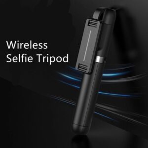 Asmenukių lazda MINI - su atjungiamu bluetooth nuotoliniu valdymu ir trikoju - P50 baltos spalvos - Image 3