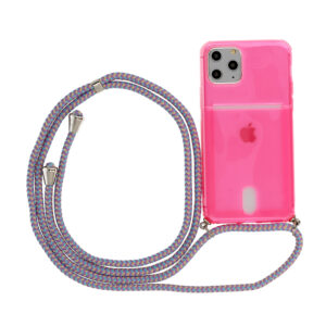STRAP Fluo dėklas skirtas Apple iPhone 12 Mini Pink - Image 3