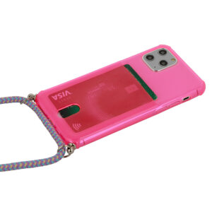 STRAP Fluo dėklas skirtas Apple iPhone X/XS Pink - Image 2