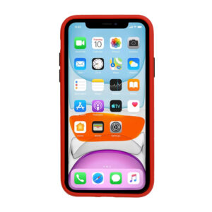 Vennus Color Button Bumper skirtas Samsung Galaxy A20S Red - Image 3