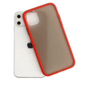 Vennus Color Button Bumper skirtas Samsung Galaxy A20S Red - Image 4