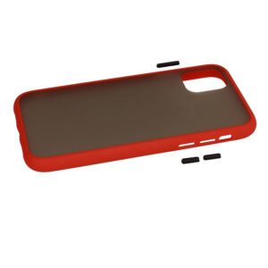 Vennus Color Button Bumper skirtas Samsung Galaxy A20S Red - Image 6