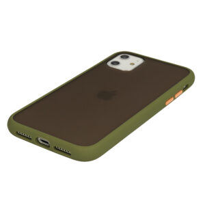 Vennus Color Button Bumper skirtas Samsung Galaxy A20S Olive - Image 5