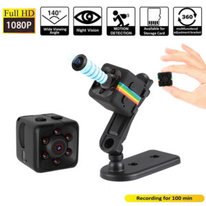 Internetinė kamera Mini Full HD B4-SQ11 1080P juodos spalvos - Image 6