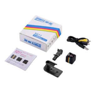 Internetinė kamera Mini Full HD B4-SQ11 1080P juodos spalvos - Image 9