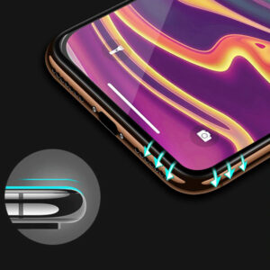 Apsauginis stiklas HARD CERAMIC skirtas Oppo A93 2020 BLACK - Image 9
