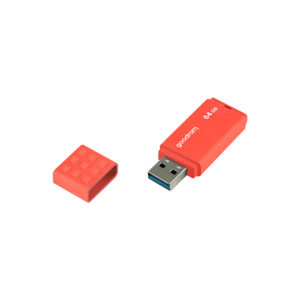 GOODRAM UME3 USB atmintukas - 64GB USB 3.0 oranžinės spalvos - Image 4