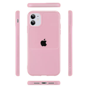 Tel Protect Window dėklas skirtas Apple iPhone 12 Pro Max rožinės spalvos - Image 4