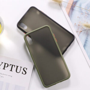 Vennus Color Button Bumper skirtas Samsung Galaxy S21 Ultra Olive - Image 9
