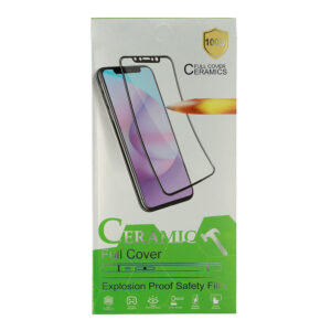 Apsauginis stiklas HARD CERAMIC skirtas Huawei Y6P BLACK