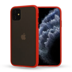 Vennus Color Button Bumper skirtas Samsung Galaxy A20S Red