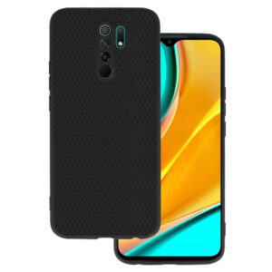 Tel Protect Liquid Air dėklas skirtas Xiaomi Redmi 9 juodos spalvos