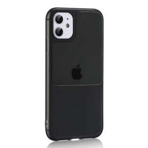 Tel Protect Window dėklas skirtas Apple iPhone 12 Pro Max juodos spalvos