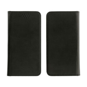 Universal BOOK MAGNET dėklas - 5,5-6,0 colių juodos spalvos