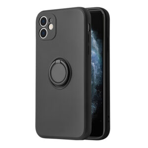 Vennus silikoninis Ring skirtas Xiaomi Redmi 9 juodos spalvos