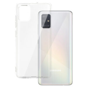 Galinis dangtelis 2 mm idealiai tinkantis Samsung Galaxy A51 skaidrus - Image 1