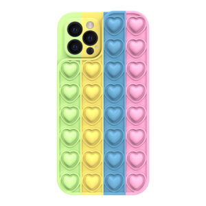 Heart Pop It dėklas skirtas Apple iPhone 12 Pro color 4