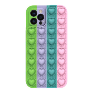 Heart Pop It dėklas skirtas Apple iPhone 12 Pro color 5