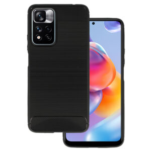 Galinis dangtelis CARBON skirtas Xiaomi Redmi Note 11 Pro Plus 5G juodos spalvos