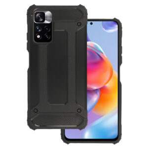 Armor Carbon Dėklas skirtas Xiaomi Redmi Note 11 5G/Note 11S 5G/Poco M4 Pro 5G juodos spalvos
