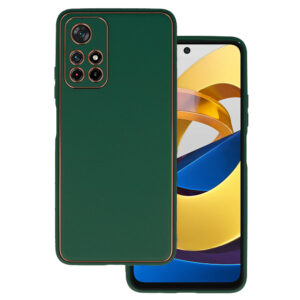 Tel Protect Luxury dėklas skirtas Xiaomi Redmi Note 11 5G/Note 11S 5G/Poco M4 Pro 5G Dark žalios spalvos