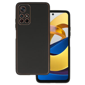 Tel Protect Luxury dėklas skirtas Xiaomi Redmi Note 11 5G/Note 11S 5G/Poco M4 Pro 5G juodos spalvos
