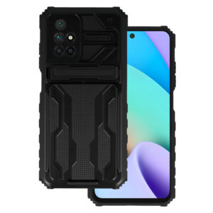 Tel Protect Combo dėklas skirtas Xiaomi Redmi 10 juodos spalvos
