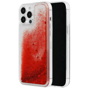 Liquid Heart dėklas skirtas Apple iPhone 12 Pro Max Red