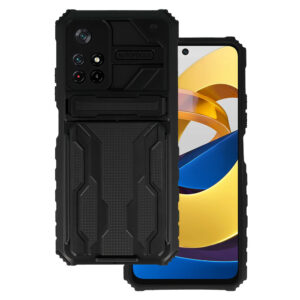 Tel Protect Combo dėklas skirtas Xiaomi Redmi Note 11 5G/Note 11S 5G/Poco M4 Pro 5G juodos spalvos