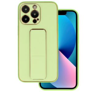 Tel Protect Leather Luxury Stand dėklas skirtas Apple iPhone 11 Pro mėtų spalvos