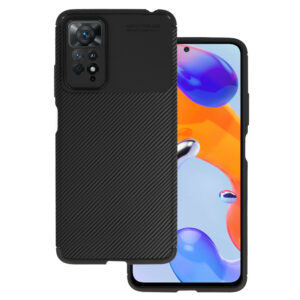 Vennus Carbon Elite dėklas skirtas Xiaomi Redmi Note 11 Pro/Note 11 Pro 5G juodos spalvos