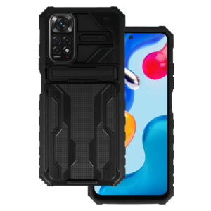 Tel Protect Combo dėklas skirtas Xiaomi Redmi Note 11 Pro/Note 11 Pro 5G juodos spalvos