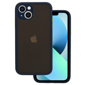 Vennus Color Button Bumper skirtas Xiaomi Redmi Note 11 Pro/Note 11 Pro 5G mėlynos spalvos