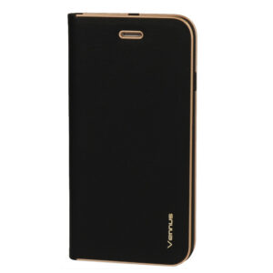 Vennus Book dėklas su rėmeliu skirtas Xiaomi Redmi 10A juodos spalvos