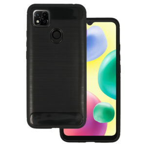 Galinis dangtelis CARBON skirtas Xiaomi Redmi 10A juodos spalvos