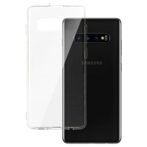 Galinis dangtelis 2 mm idealiai tinkantis Samsung Galaxy S10 skaidrus