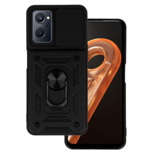 Slide Camera Armor dėklas skirtas Realme 9i juodos spalvos