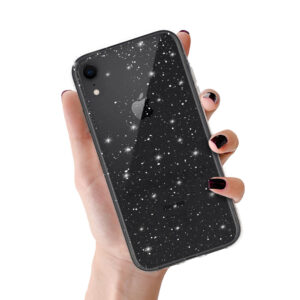 Crystal Glitter dėklas skirtas Apple iPhone XR (6,1") sidabro spalvos - Image 1