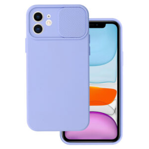 Camshield Soft dėklas skirtas Apple iPhone 12 Light violetinės spalvos
