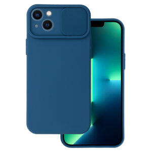 Camshield Soft dėklas skirtas Apple iPhone 13 mėlynos spalvos