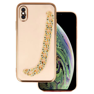 Trend dėklas skirtas Apple iPhone X/XS design 4 light rožinės spalvos