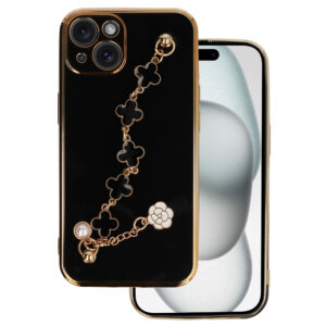 Trend dėklas skirtas Apple iPhone 13 design 3 juodos spalvos
