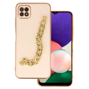 Trend dėklas skirtas Samsung Galaxy A22 5G design 4 light rožinės spalvos