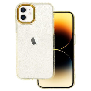 Tel Protect aukso spalvos Glitter dėklas skirtas Apple iPhone 12/12 Pro aukso spalvos