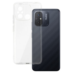 Galinis dangtelis 2 mm idealiai tinkantis Xiaomi Redmi 12C/11A skaidrus - Image 1