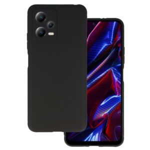Galinis dangtelis MATT skirtas Xiaomi Redmi Note 12 5G/Poco X5 juodos spalvos