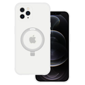 Tel Protect Magical Magsafe Stand dėklas skirtas Apple iPhone 11 Pro Max sidabro spalvos